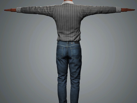 Pedro Pascal Character 3D Model