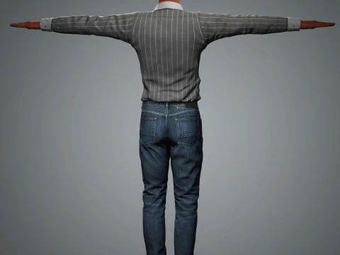 Pedro Pascal Character 3D Model