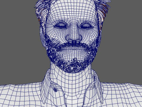 Pedro Pascal Character 3D Model