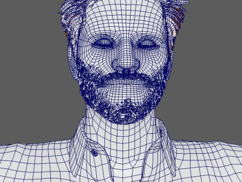 Pedro Pascal Character 3D Model