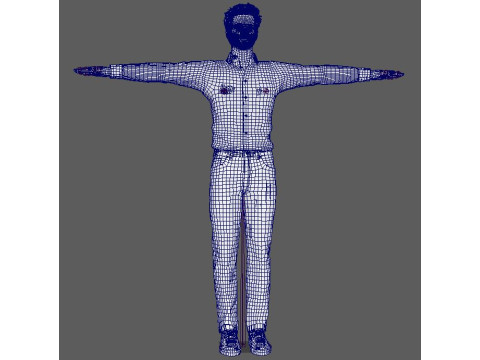 Pedro Pascal Character 3D Model