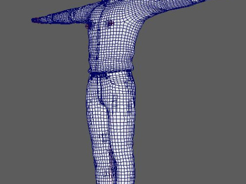 Pedro Pascal Character 3D Model