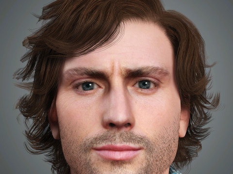 Aaron Taylor-Johnson Character 3Dモデル