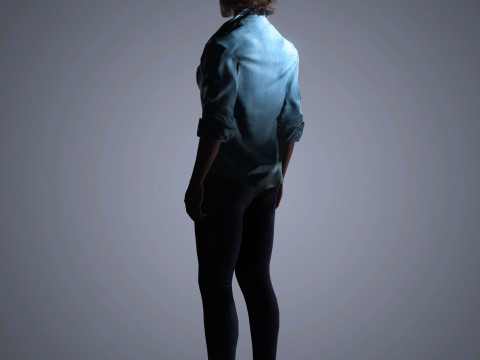 Aaron Taylor-Johnson Character 3D 모델