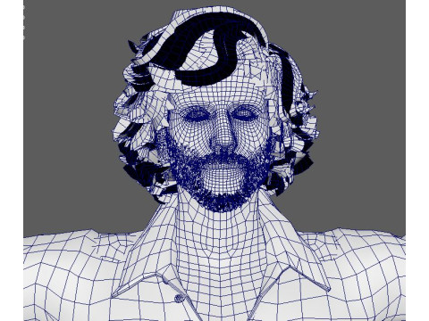 Aaron Taylor-Johnson Character 3D 모델