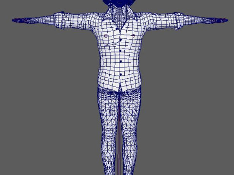 Aaron Taylor-Johnson Character 3D 모델