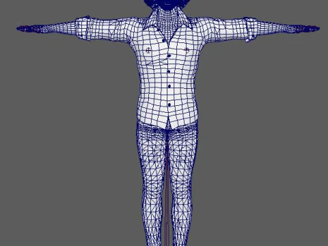 Aaron Taylor-Johnson Character 3D Model