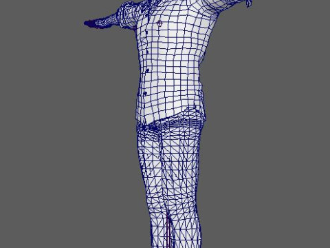 Aaron Taylor-Johnson Character 3D 모델