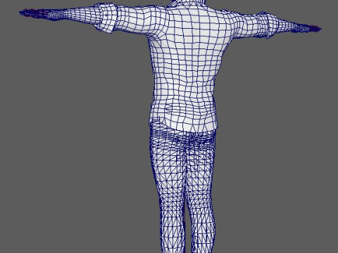 Aaron Taylor-Johnson Character 3D 모델
