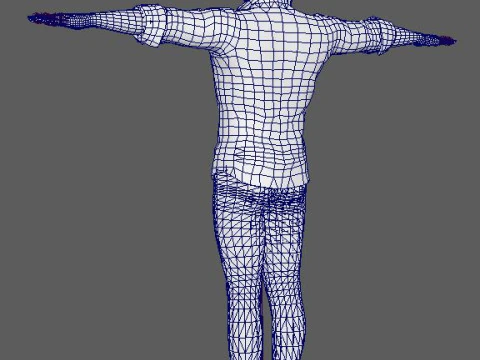 Aaron Taylor-Johnson Character 3D Model