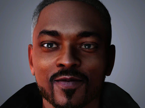 Anthony Mackie Karakteri 3D Model