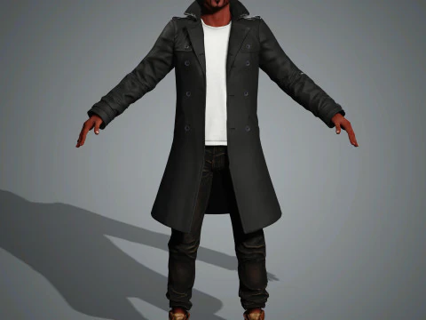 Anthony Mackie Character 3D Model
