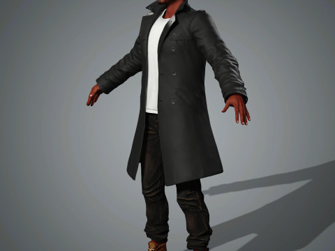 Anthony Mackie Character 3D Model