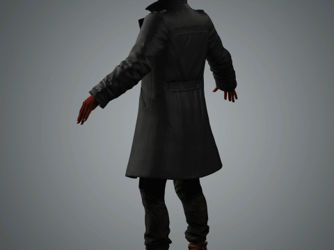 Anthony Mackie Character 3D Model