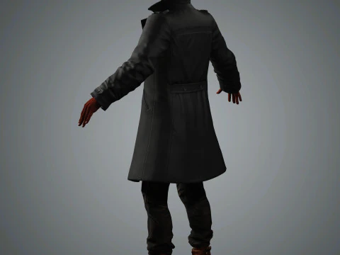 Anthony Mackie Character 3D Model
