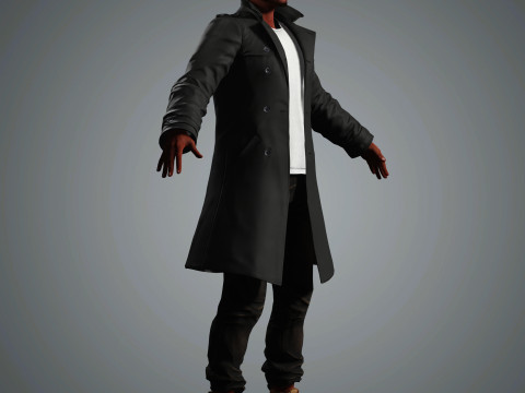 Anthony Mackie Character 3D Model