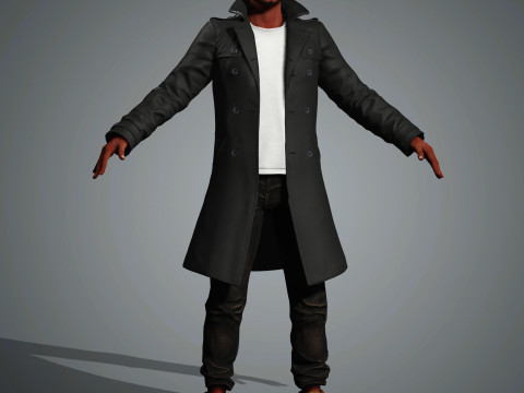 Anthony Mackie Character 3D Model