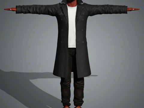 Anthony Mackie Character 3D Model