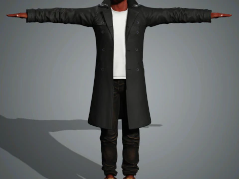 Anthony Mackie Character 3D Model