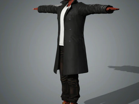 Anthony Mackie Character 3D Model