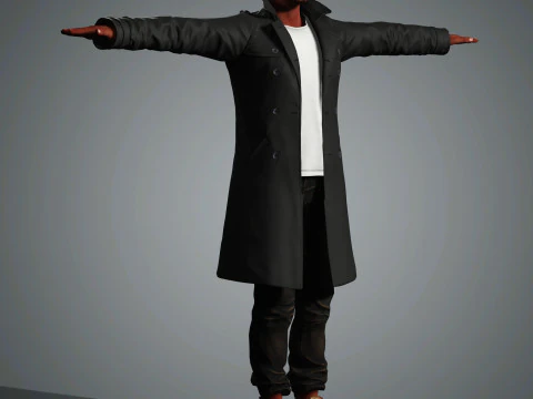 Anthony Mackie Character 3D Model