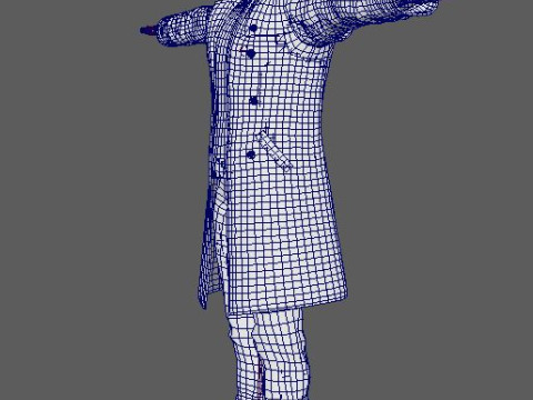 Anthony Mackie Character 3D Model