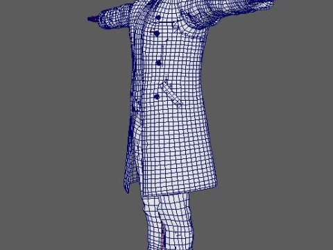 Anthony Mackie Character 3D Model