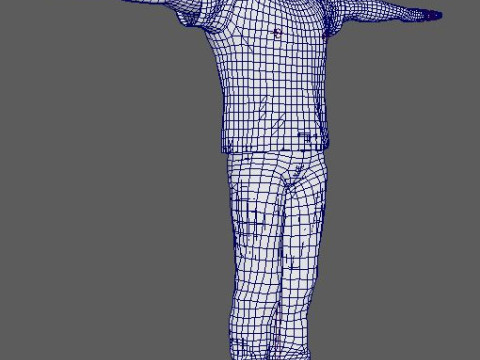 Anthony Mackie Character 3D Model