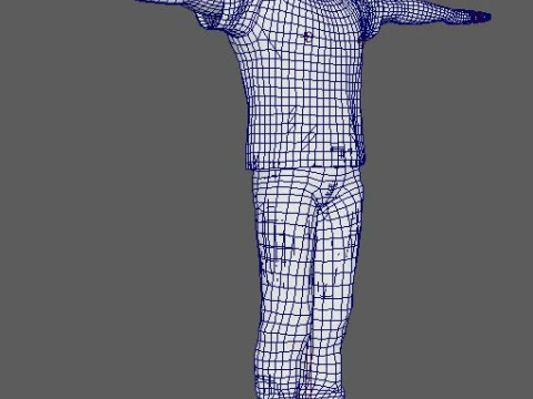 Anthony Mackie Character 3D Model