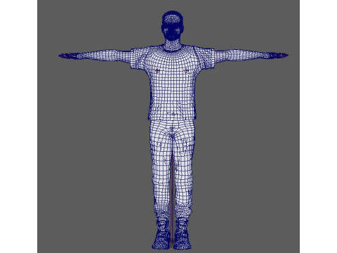 Anthony Mackie Character 3D Model