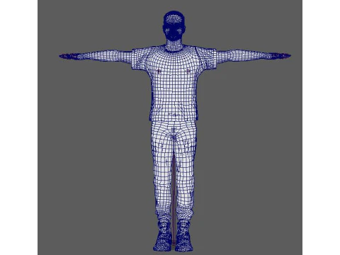 Anthony Mackie Character 3D Model