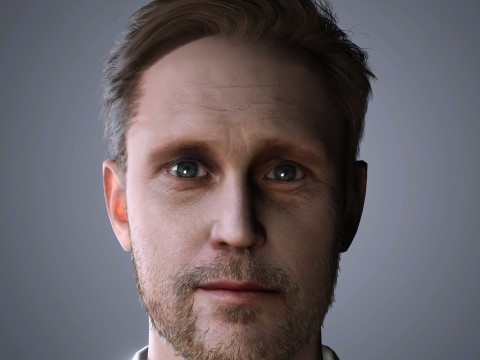 Alexander Skarsgard Character 3D Model