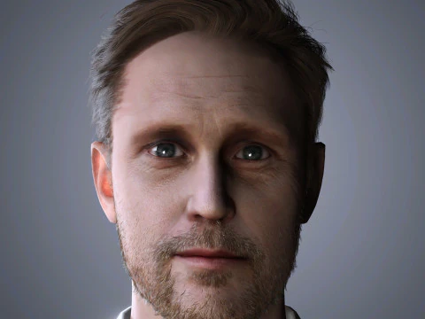 Personaggio di Alexander Skarsgard Modello 3D