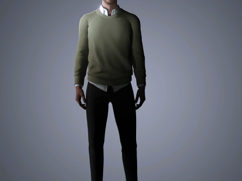 Alexander Skarsgard Character 3D-Modell