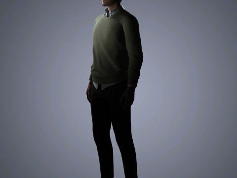Alexander Skarsgard Character 3D-Modell