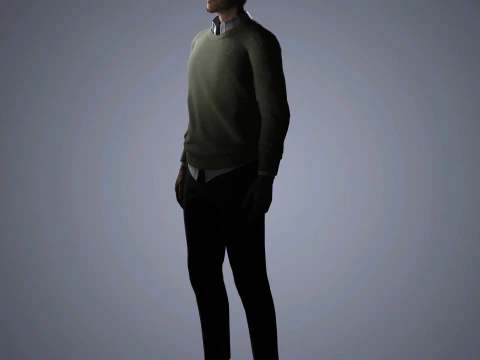 Alexander Skarsgard Character 3D Model
