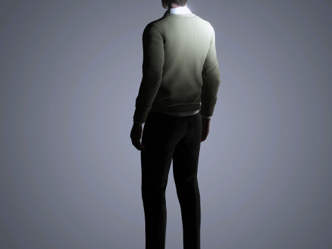 Alexander Skarsgard Character 3D-Modell