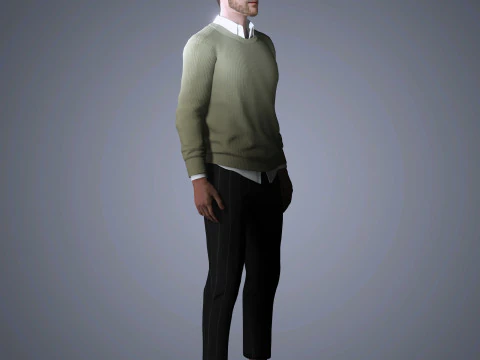 Alexander Skarsgard Character 3D Model