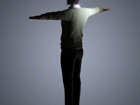 Alexander Skarsgard Character 3D Model