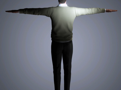 Alexander Skarsgard Character 3D-Modell