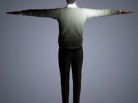Alexander Skarsgard Character 3D Model