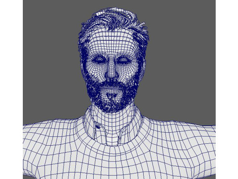 Alexander Skarsgard Character 3D-Modell