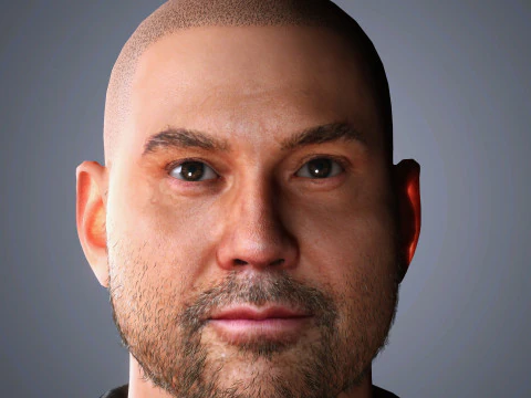 Dave Bautista Karakteri 3D Model