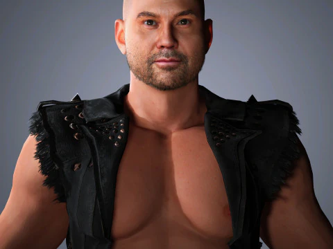 Dave Bautista Character 3D Model