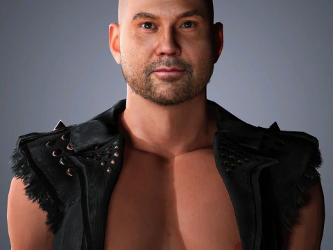 Dave Bautista Character 3D Model