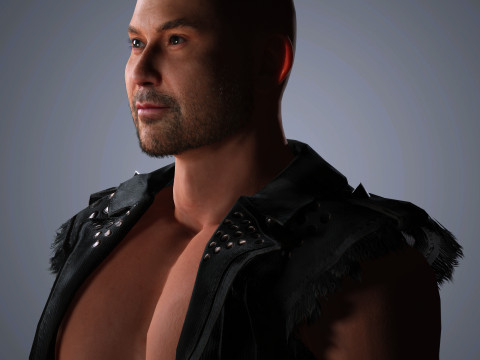 Dave Bautista Character 3D Модель