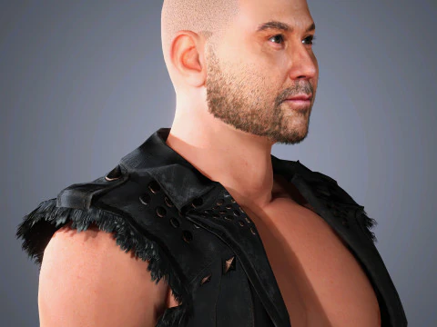 Dave Bautista Character 3D Model