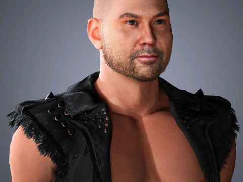 Dave Bautista Character 3D Model