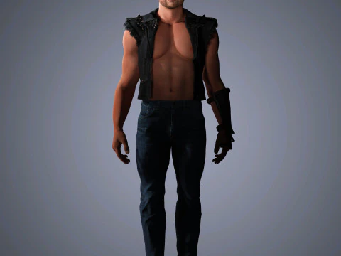 Dave Bautista Character 3D Model