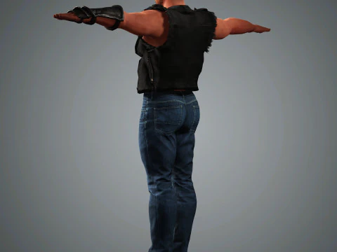 Dave Bautista Character 3D Model